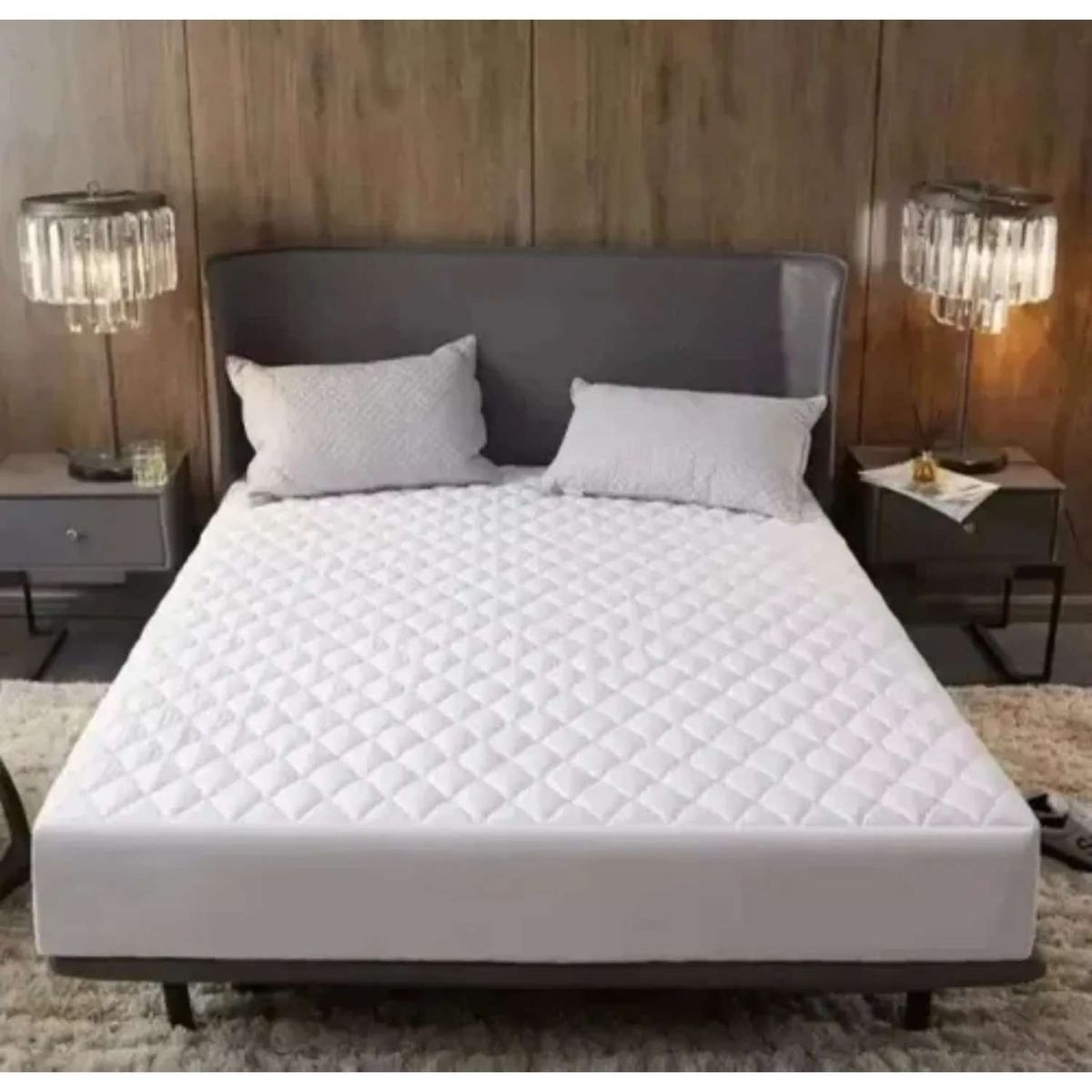 GENERICO - Cubre Colchón Impermeable De 1 Plaza Hipoalergénico