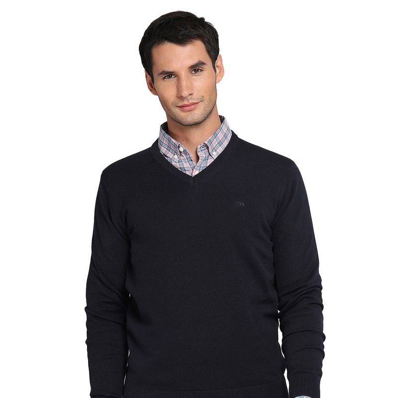 ARROW - Sweater Chaleco Hombre Cuello V Manga Larga Semiformal Trabajo Oficina