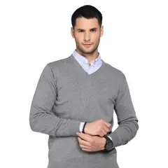 ARROW - Sweater Chaleco Hombre Cuello V Manga Larga Semiformal Trabajo Oficina