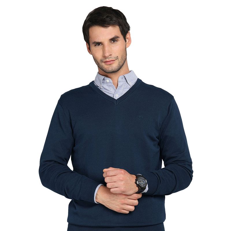 ARROW - Sweater Chaleco Hombre Cuello V Manga Larga Semiformal Trabajo Oficina