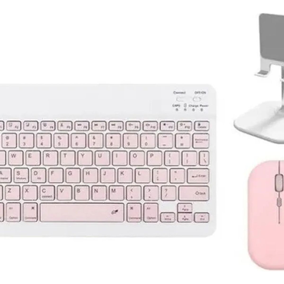 U BUY - Kit De Teclado Bluetooth Con Ratón Soporte Teléfonotablet