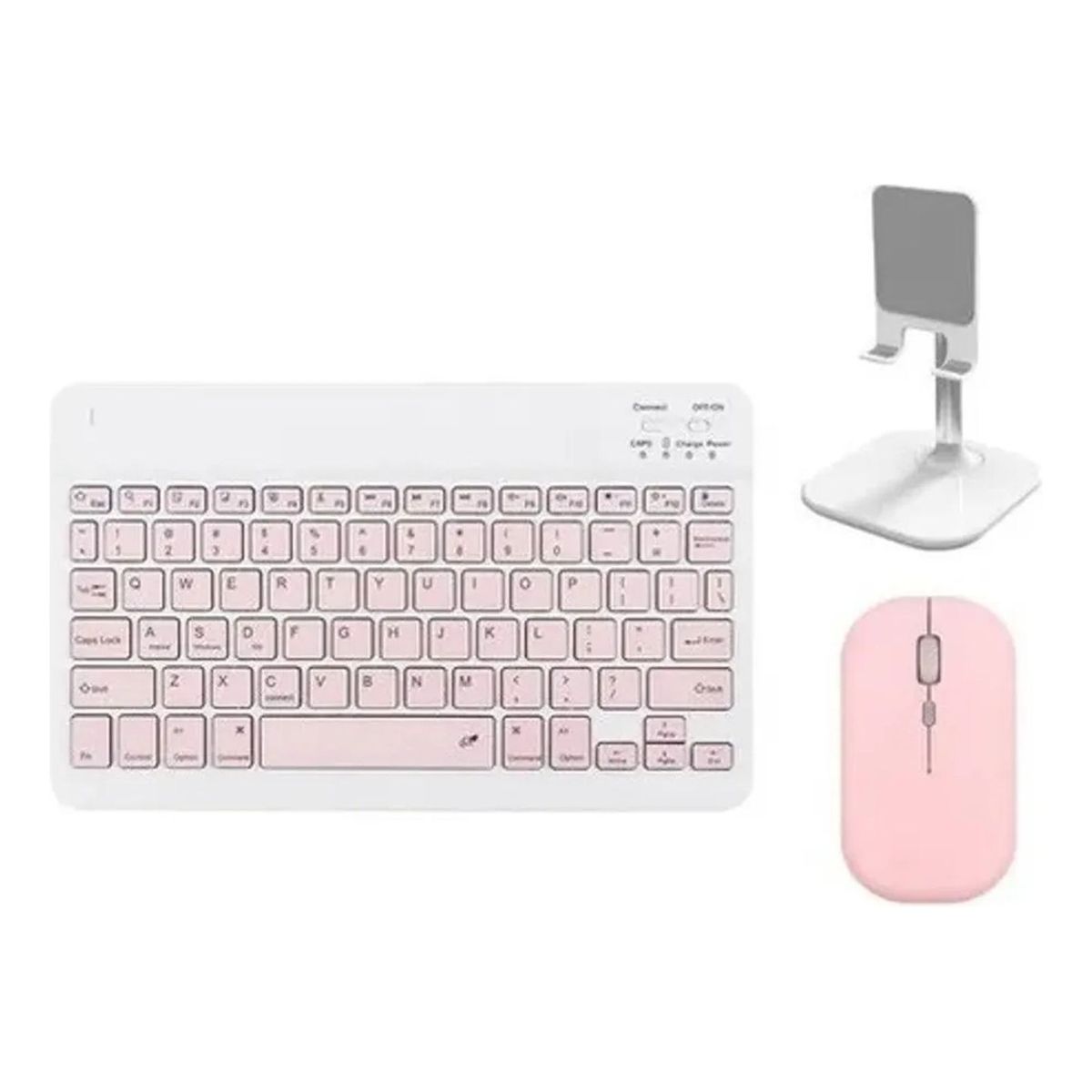 U BUY - Kit De Teclado Bluetooth Con Ratón Soporte Teléfonotablet