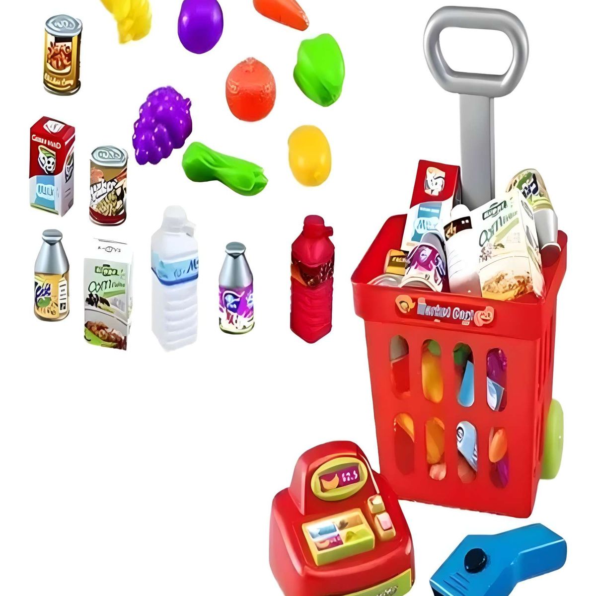 GENERICO - JJUGUETE MINI SUPER MARKET 57 PZAS