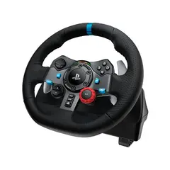 LOGITECH - Volante Gamer Con Pedales USB PS Y PC Negro G929