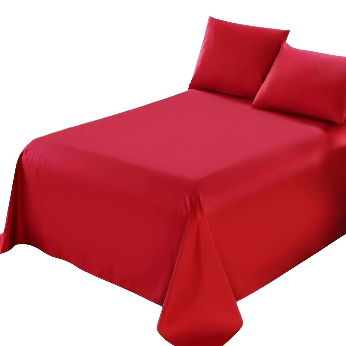 GENERICO - SABANAS PLAZA Y MEDIA ROJO