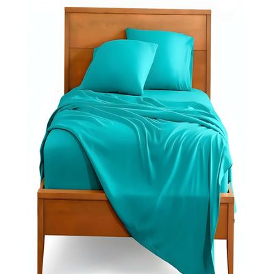 Imagen 2 del producto SABANAS PLAZA Y MEDIA TURQUESA