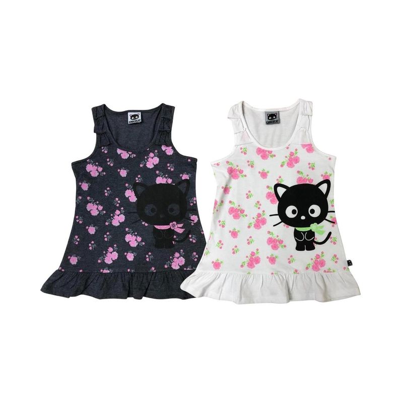 HELLO KITTY - Pack 2 Poleras Niña Chococat