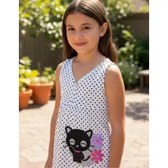 HELLO KITTY - Polera Niña Chococat