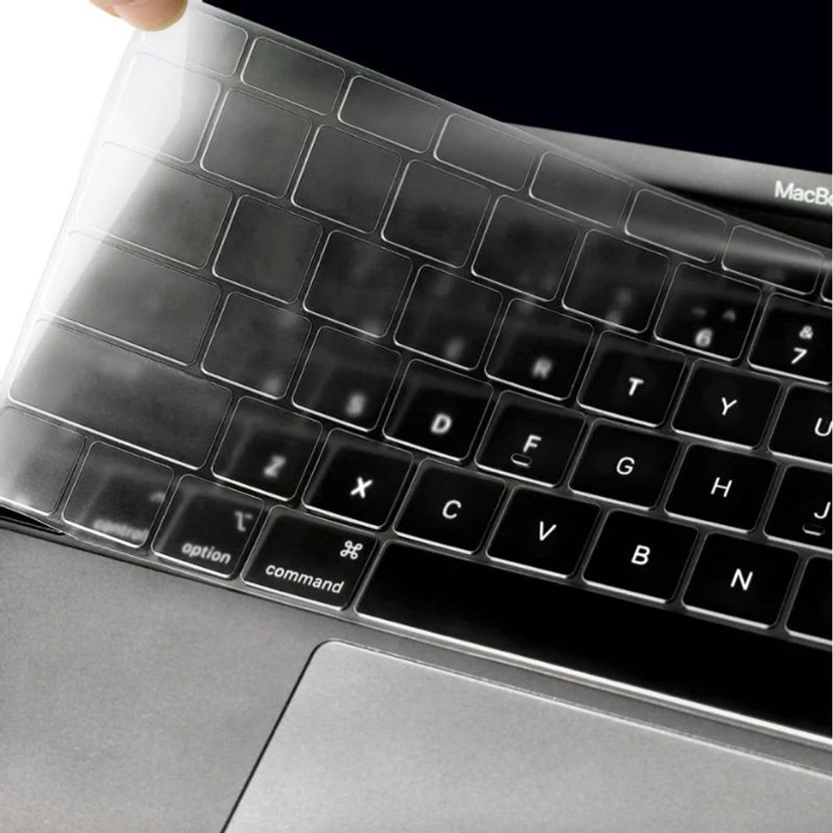 FACTORYTECH - Protector Teclado Para Macbook Pro  Air Transparente Ingles