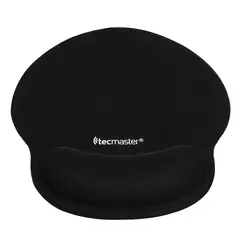 TECMASTER - Mousepad Gel Ergonometrico Negro TM-100557