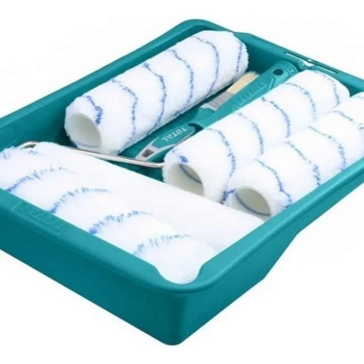 TOTAL - Kit Para Pintar Bandeja Rodillo 8 Piezas total Tht811223081
