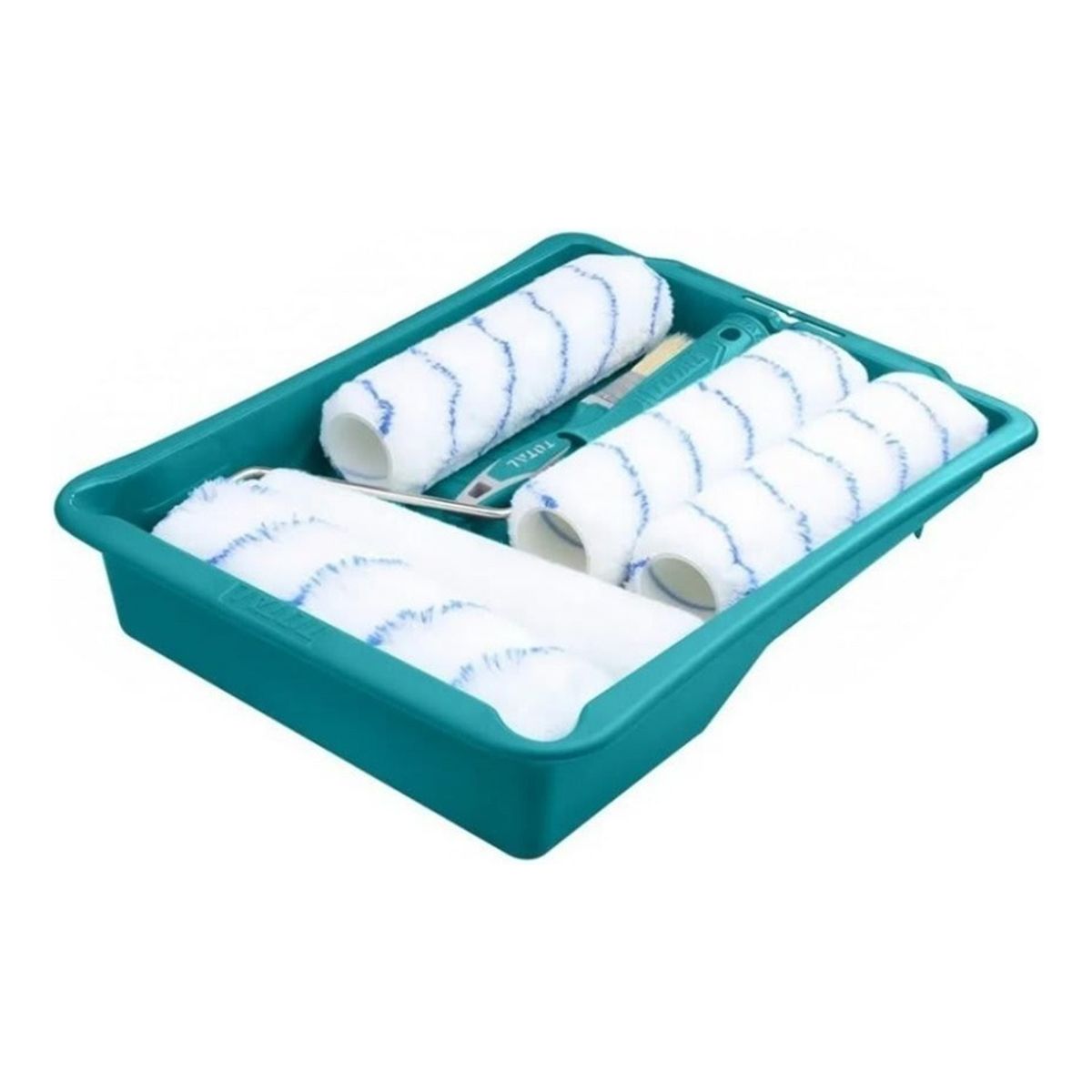 TOTAL - Kit Para Pintar Bandeja Rodillo 8 Piezas total Tht811223081