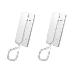 PHILCO - Pack 2 Citofonos Intercomunicadores 200Mts Blanco