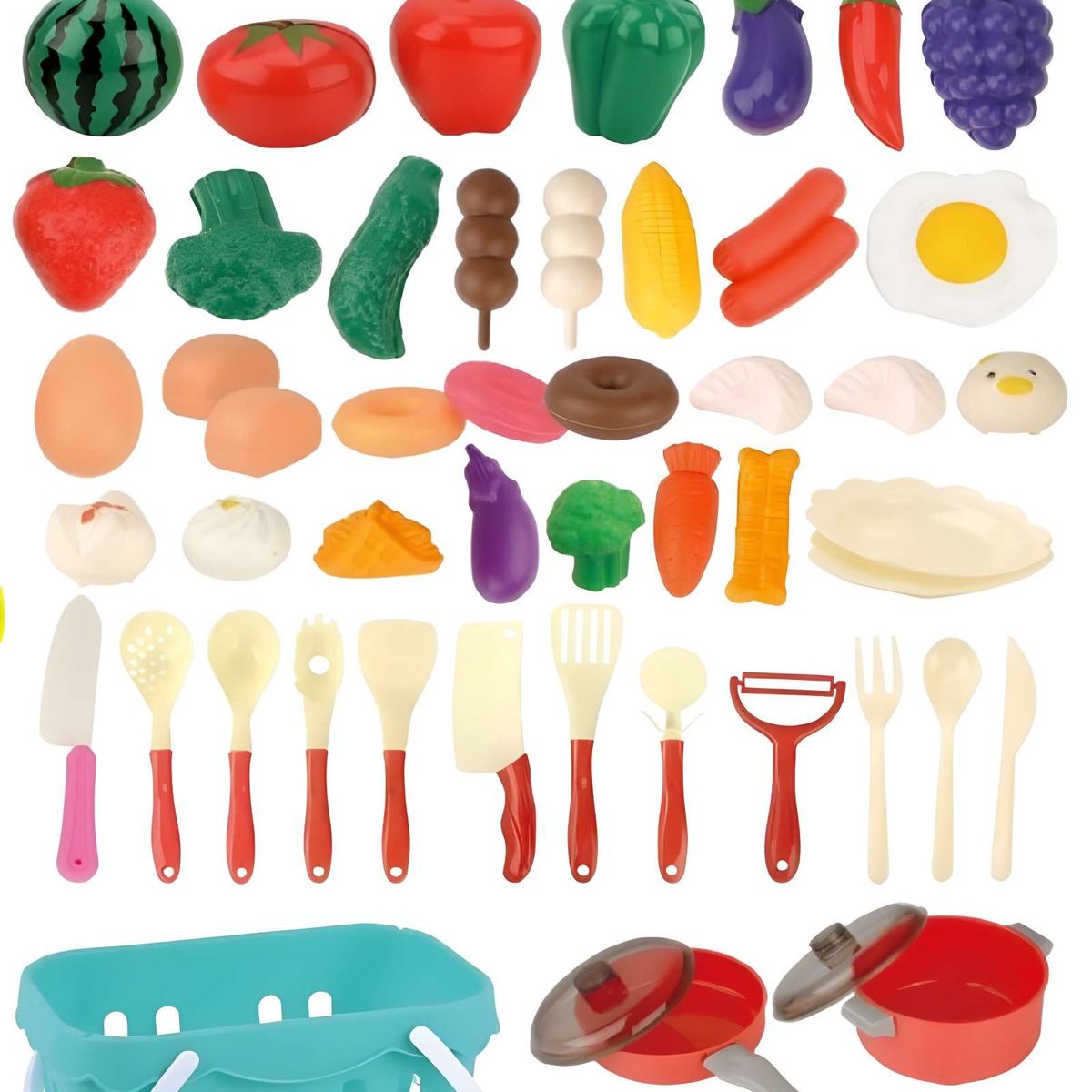 GENERICO - CANASTO DE VERDURAS DIDACTICAS