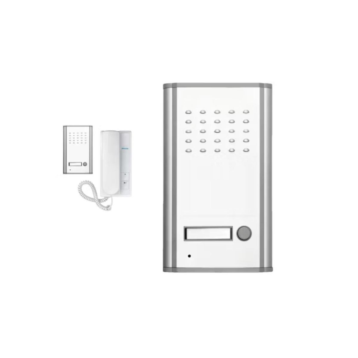 PHILCO - Kit Timbre Portero Electrico Citofono PR-10 Blanco Philco