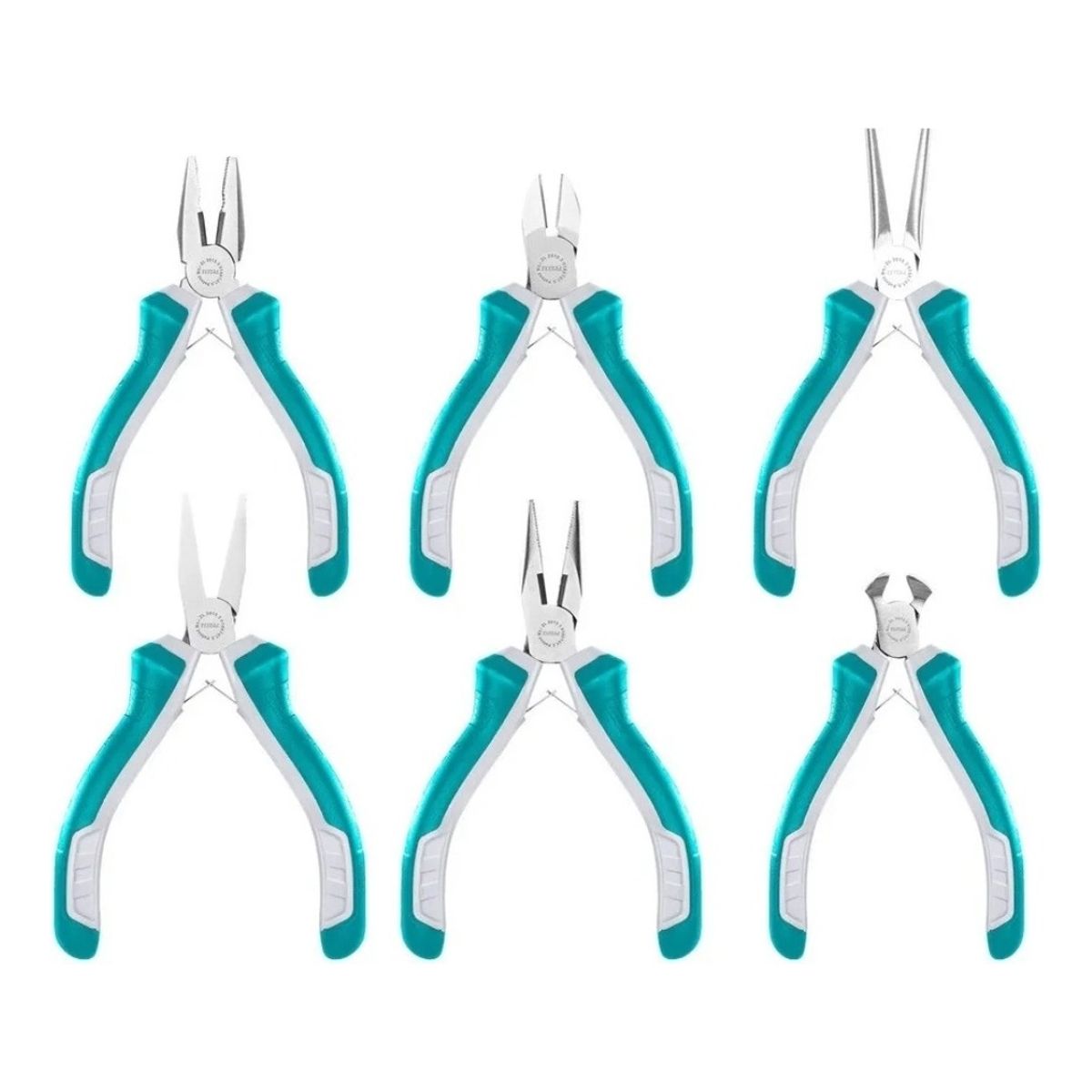 TOTAL - Kit Set Juego De Mini Alicate 6 Piezas Total Tht1k0511