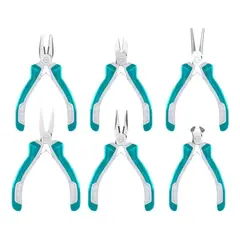 TOTAL - Kit Set Juego De Mini Alicate 6 Piezas Tht1k0511
