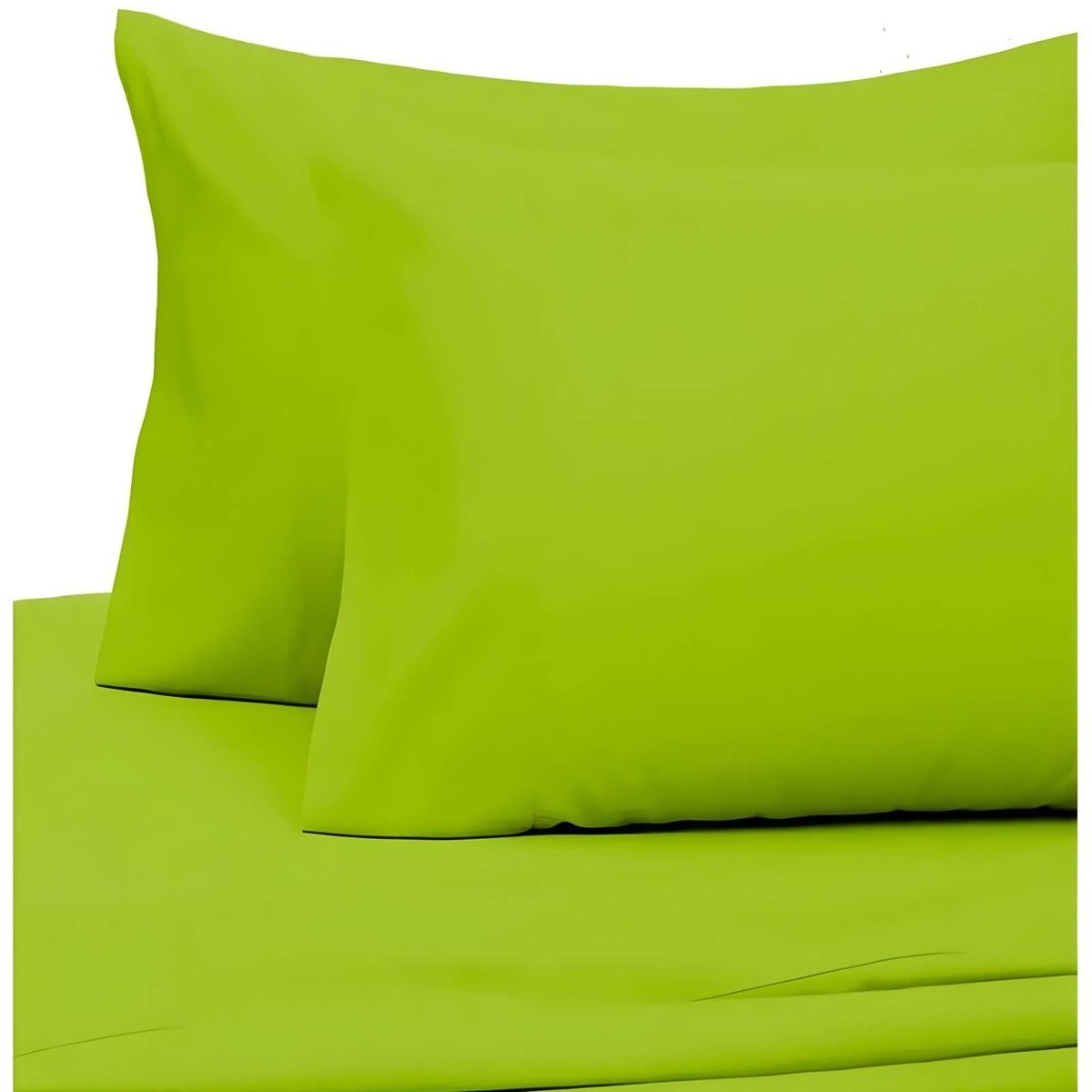 GENERICO - JUEGO DE SABANAS PLAZA Y MEDIA VERDE