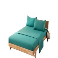 JUEGO DE SABANAS PLAZA Y MEDIA TURQUESA