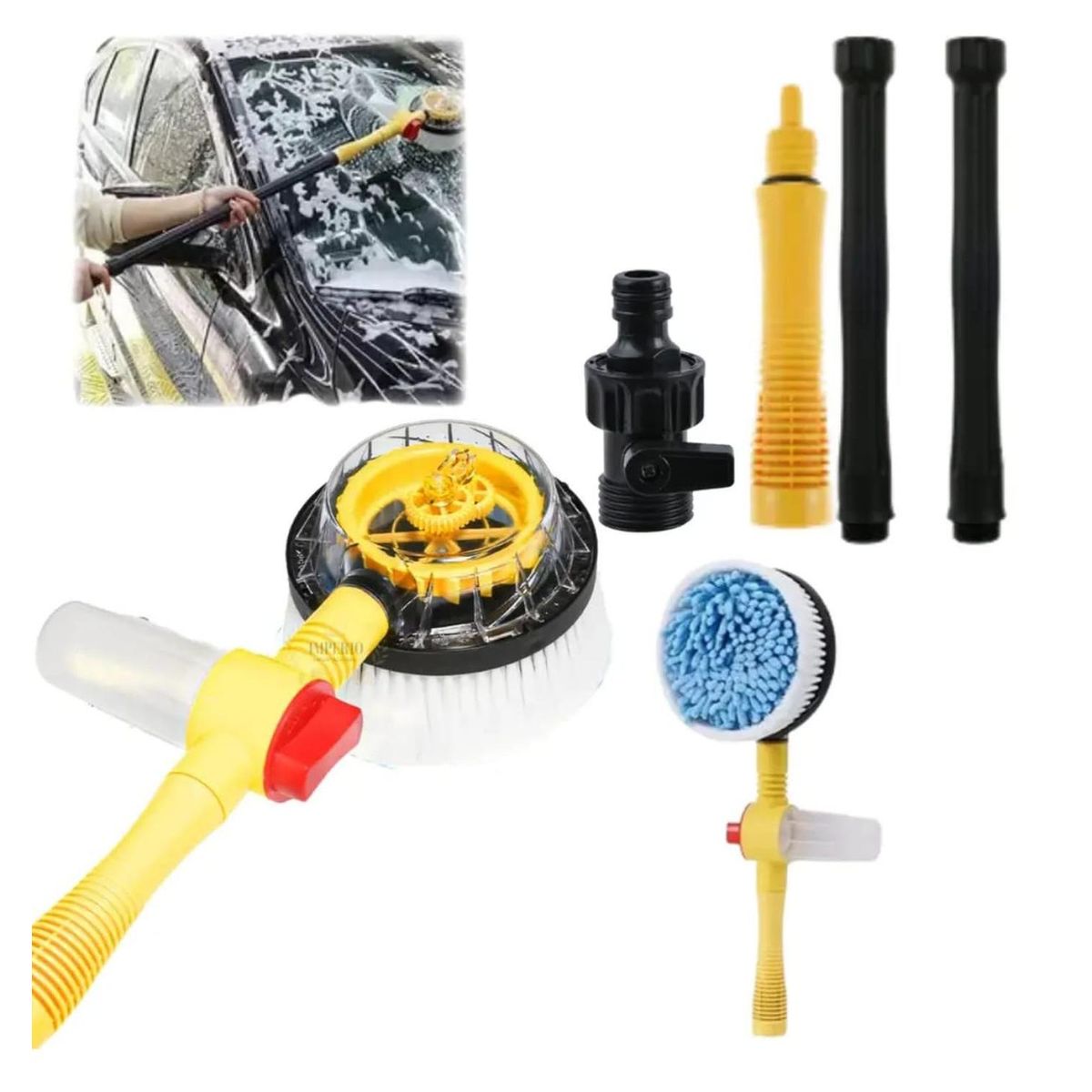 GENERICO - Cepillo Para Lavado De Autos Rotatorio