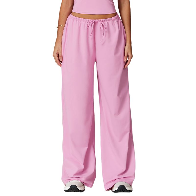 BLWOENS - Pantalones largos para mujeres - Rosa