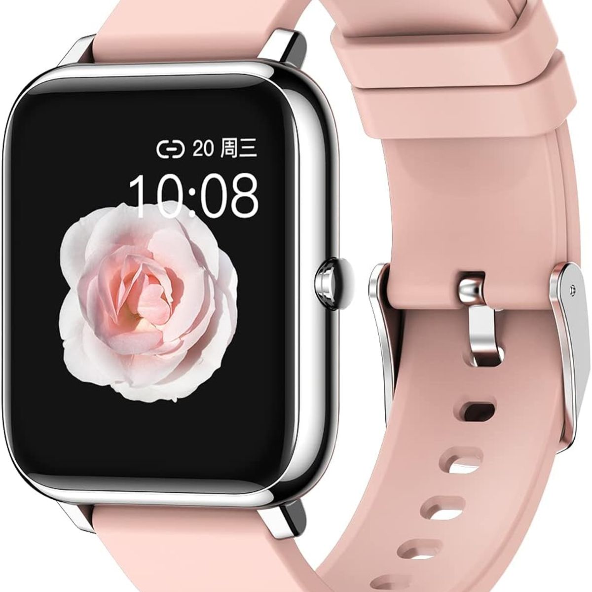 U BUY - Smartwatch Deportivo P22 Rosa Reloj Inteligente