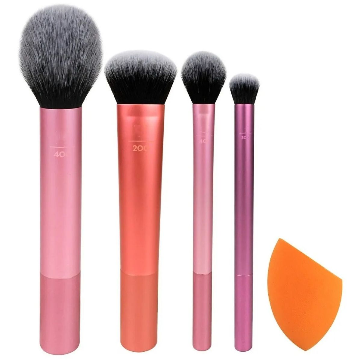 KUANGYE - Kit Brochas Y Esponjas Everyday Essentials Color Rosados