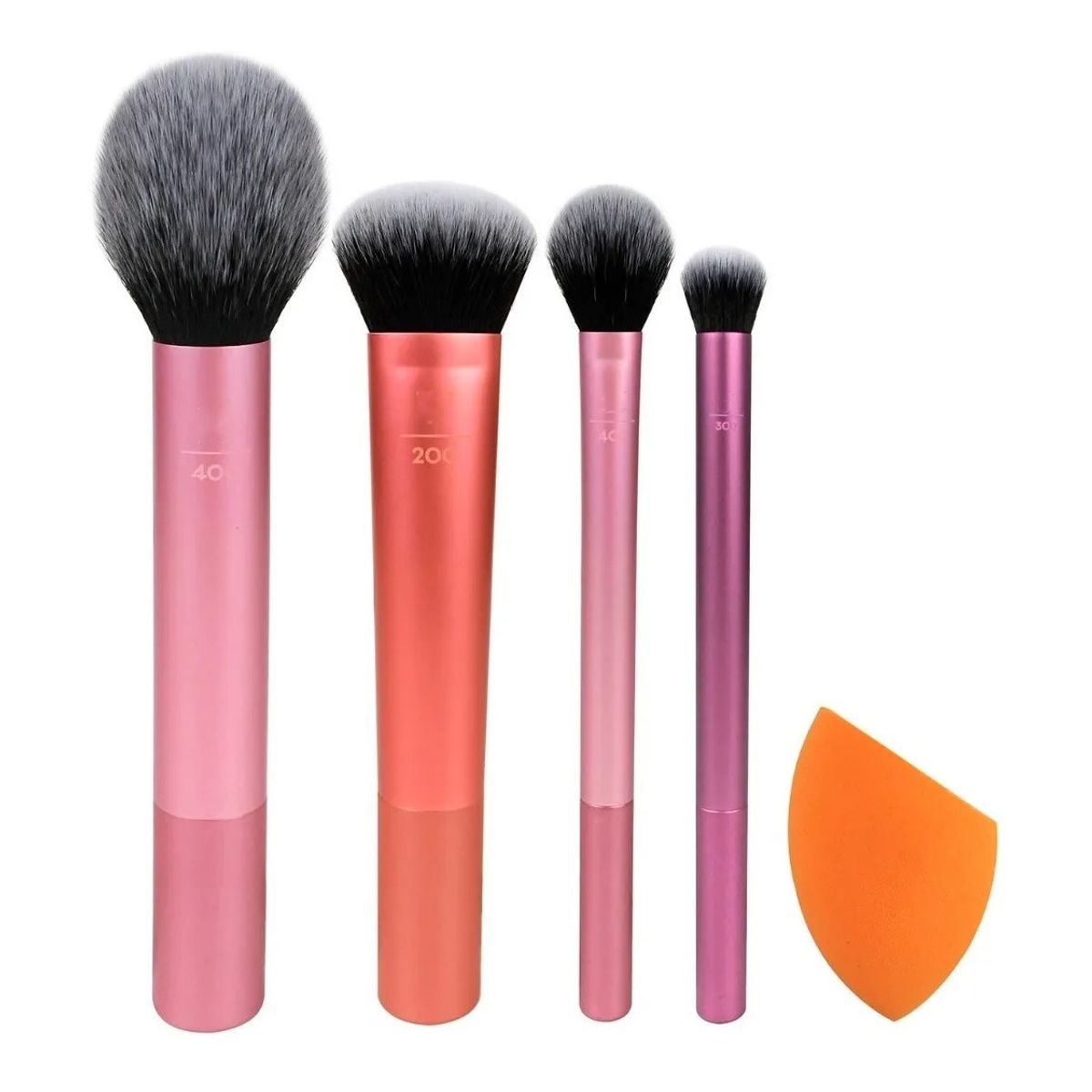 KUANGYE - Kit Brochas Y Esponjas Everyday Essentials Color Rosados