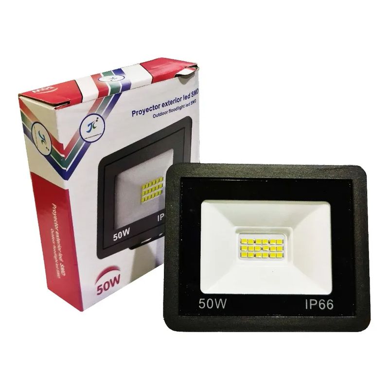 GENERICO - Foco Proyector Led Smd Plano Reflector Multiled 50w Exterior
