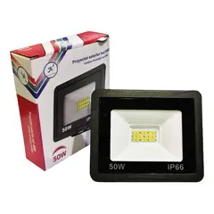 GENERICO - Foco Proyector Led Smd Plano Reflector Multiled 50w Exterior