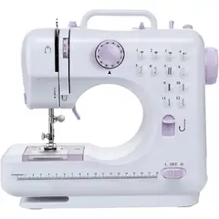 GENERICO - Máquina Coser Overlock Portátil Pedal Eléctrica 12 Puntos