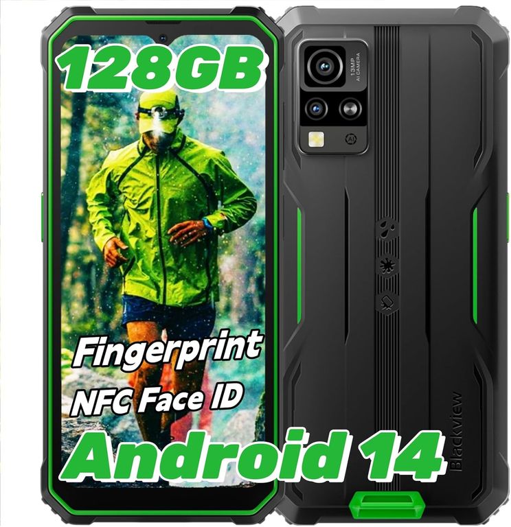 BV4800 PRO Celular 12GB+128GB Android 14 NFC
