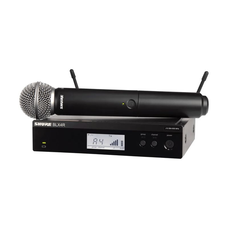 SHURE - Sistema inalámbrico montable en Rack Shure BLX24RSM58 frecuencia m15
