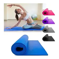 GENERICO - Colchoneta Mat Yoga Pilates Alfombra Ejercicio 4mm / 237053