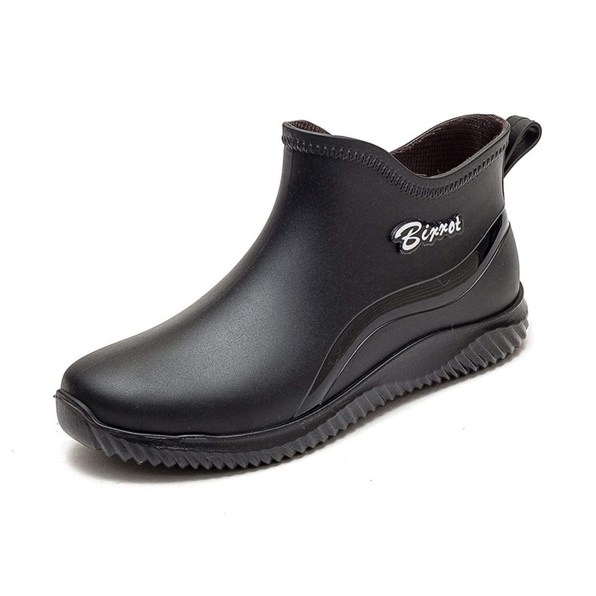 TIOZONEY - Botas de Agua Hombre-Negro