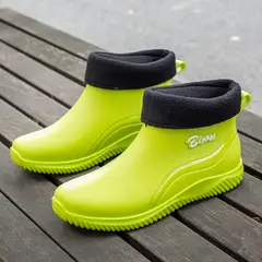 TIOZONEY - Botas de Agua Hombre-Verde