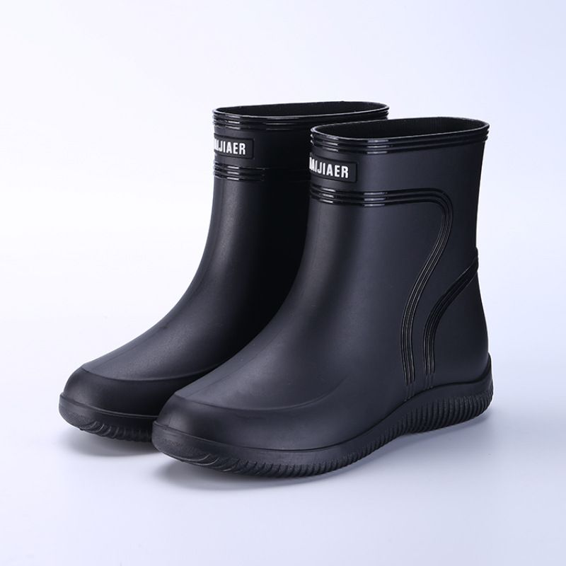 TIOZONEY - Bota de Agua Hombre-Negro