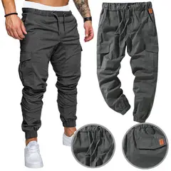 EDWINAYY - Pantalón Jogger De Varios Bolsillos Para Hombre