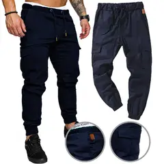 EDWINAYY - Pantalón Jogger De Varios Bolsillos Para Hombre