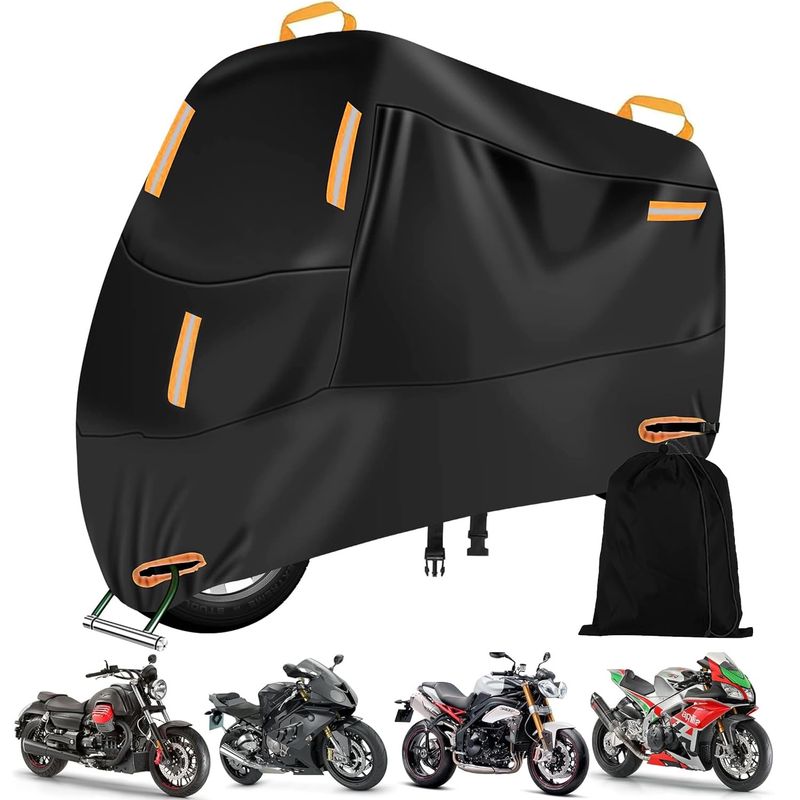 GENERICO - Funda De Motocicleta Impermeable Resistente Al Polvo Y Uv XXL