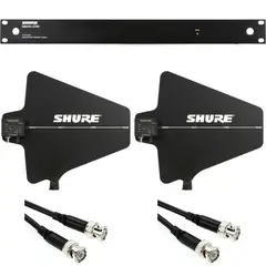 SHURE - Kit Distribuidor Antenas Activo + Antenas Direccionales + Coaxiales