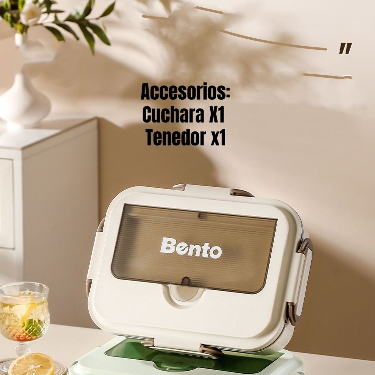 LUBABYCAS - Lonchera Fiambrera Calentadora Con Bolso Térmico LuBabycas