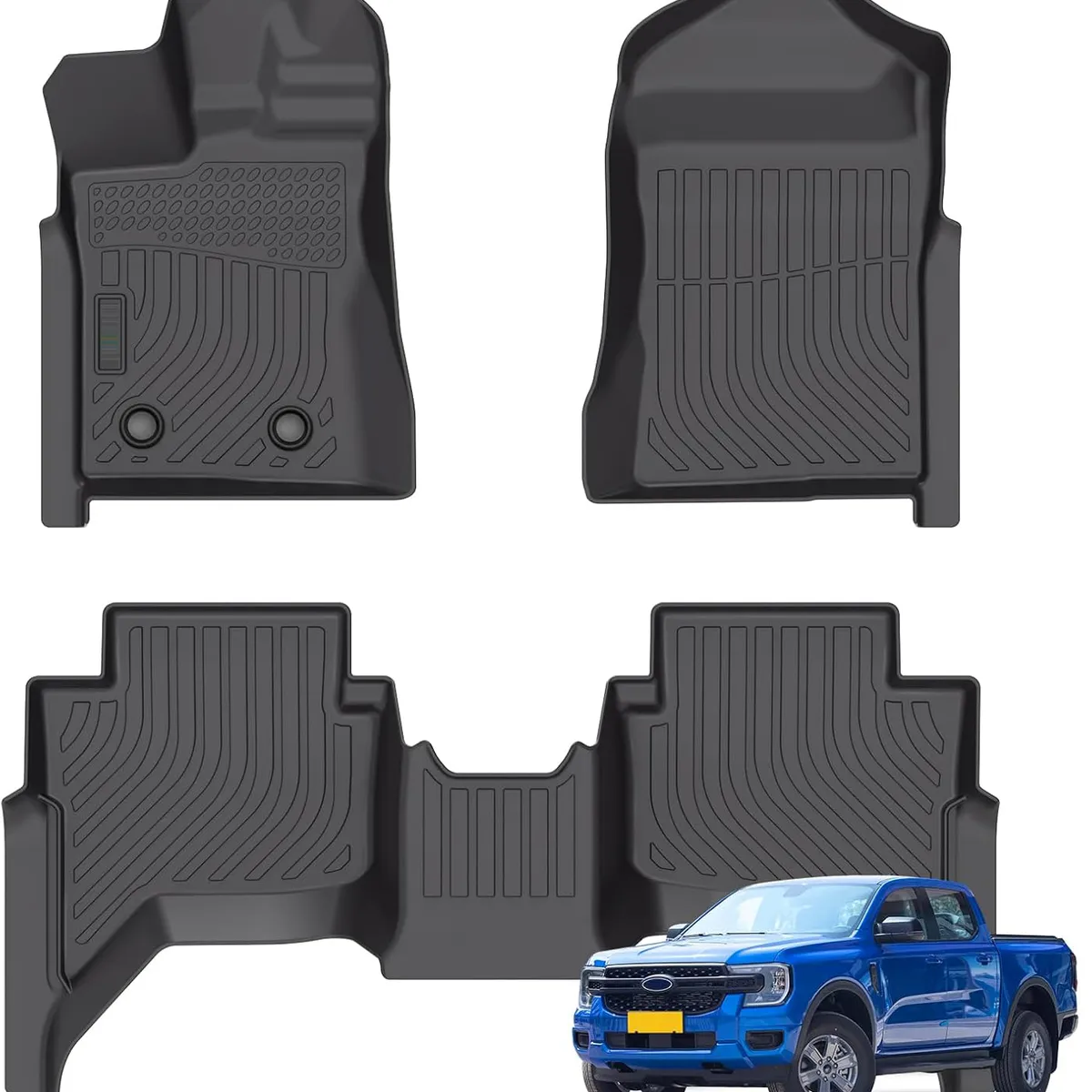 KUANGYE - Kit Pisos Rígidos Calce Para Ford New Ranger 2024-2025+