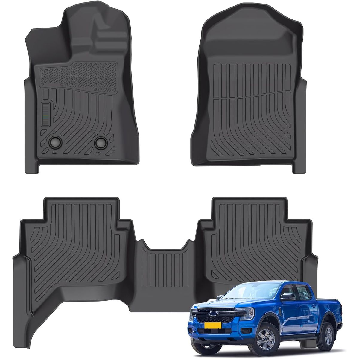KUANGYE - Kit Pisos Rígidos Calce Para Ford New Ranger 2024-2025+