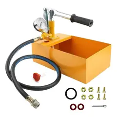 KUANGYE - Bomba Manual Prueba De Presión Hidráulica 25 Bar = 362 Psi