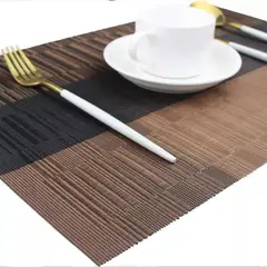 EDWINAYY - Set 6 Individuales De Mesa Fácil Limpieza Warrior Café