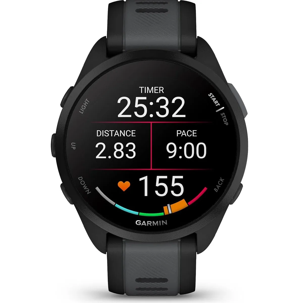 GARMIN - Garmin Forerunner 165 GPS Smartwatch - Black