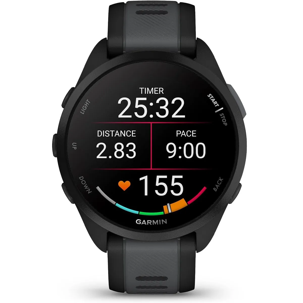GARMIN - Garmin Forerunner 165 GPS Smartwatch - Black