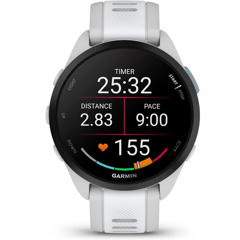 GARMIN - Garmin Forerunner 165 GPS Smartwatch - White