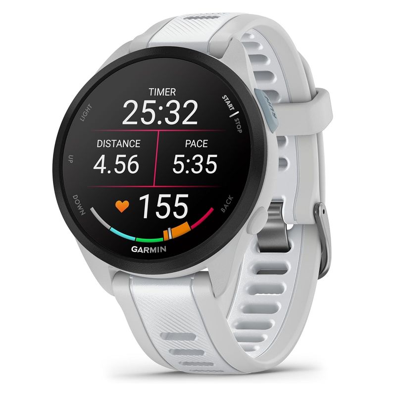 GARMIN - Garmin Forerunner 165 (Music Edition) GPS Smartwatch - Blanco
